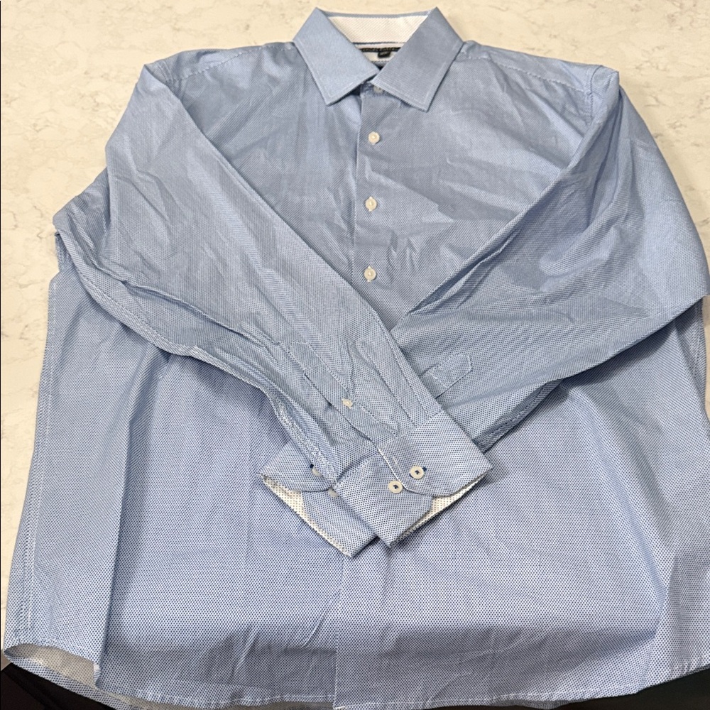 Report Collection Sky Blue Dress Shirt